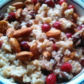 The BEST Fruit-n-Nut Oatmeal Bowl