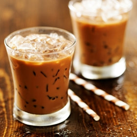Iced Spicy Cherry Chai Latte